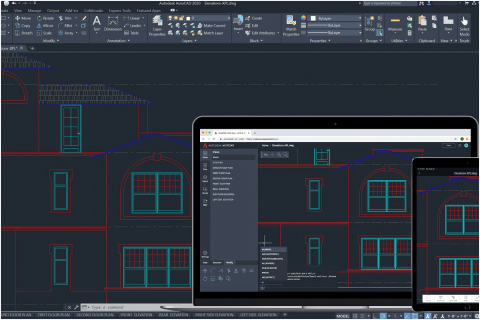 Interfejs programu ProModel AutoCAD Edition.