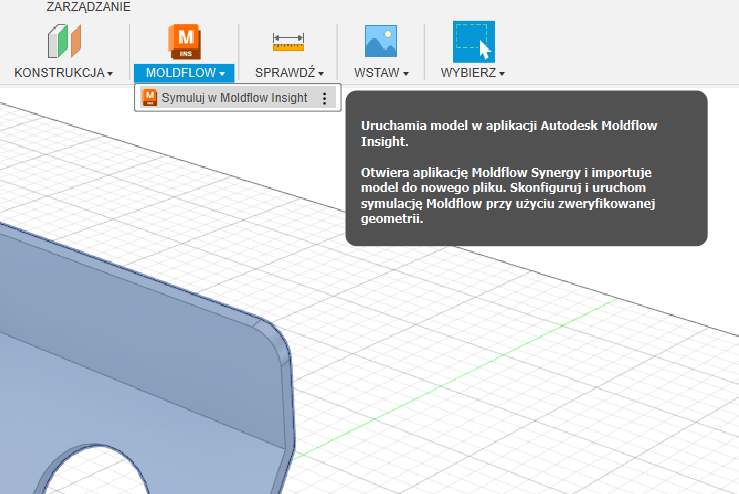 Screen z programu Fusion 360