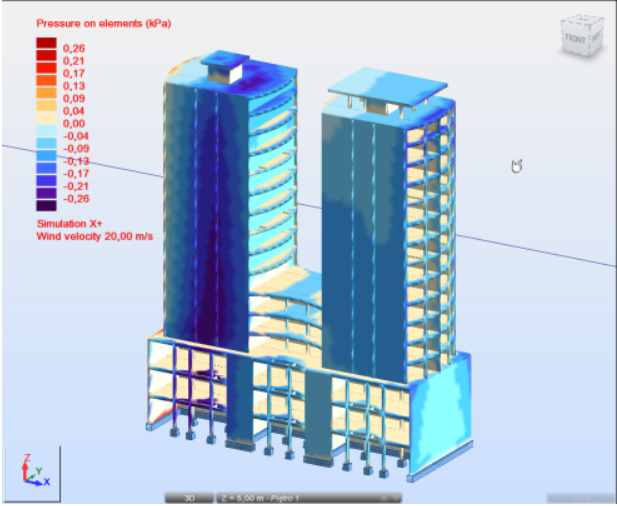 budynki zaprojektowane w robot structural